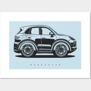 Minicars - Cayenne Turbo Posters and Art